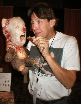 Teddy prop with Ed Neal